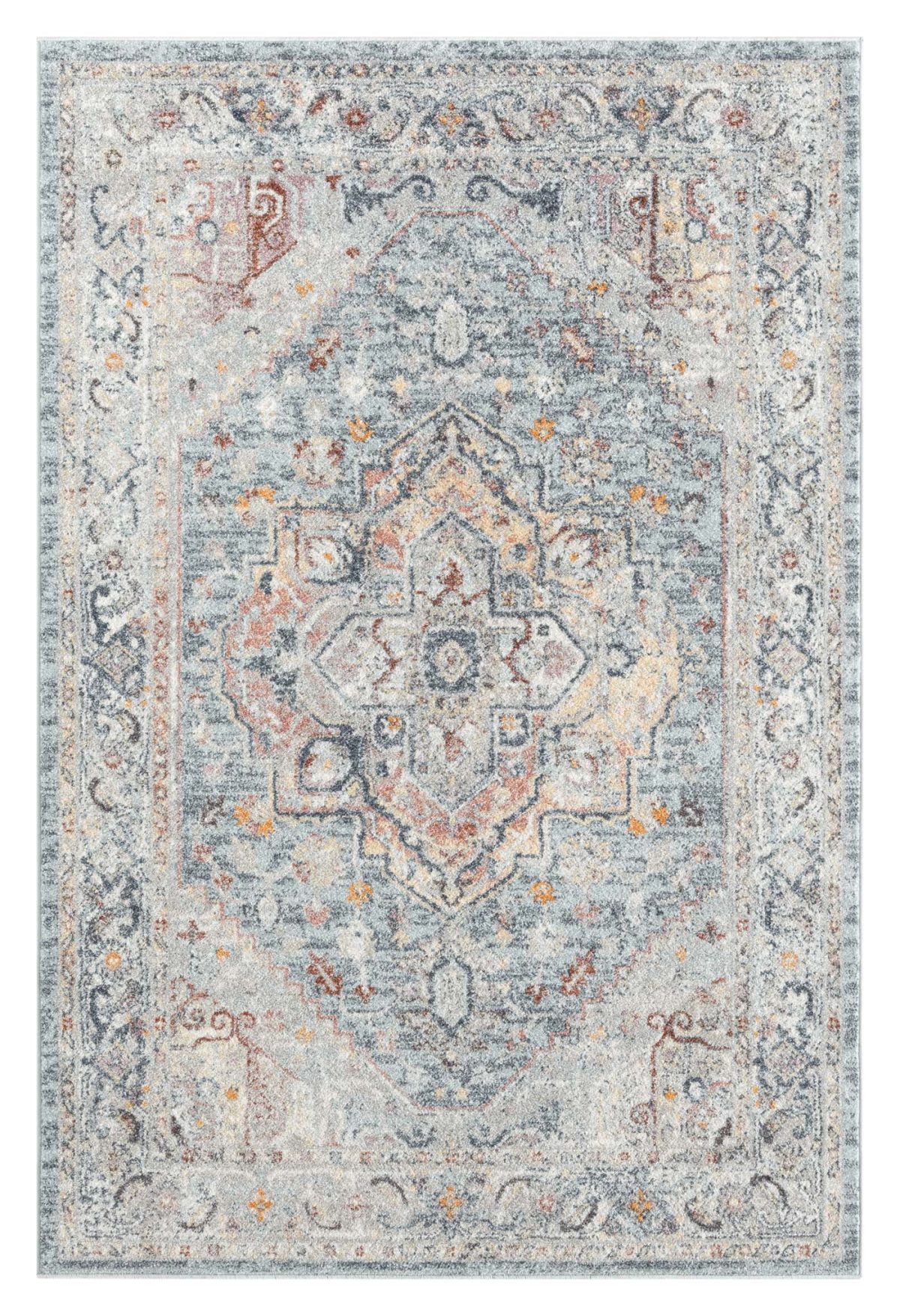 Kerdom Rug Luna 7404 Blue - Rug Kingdom