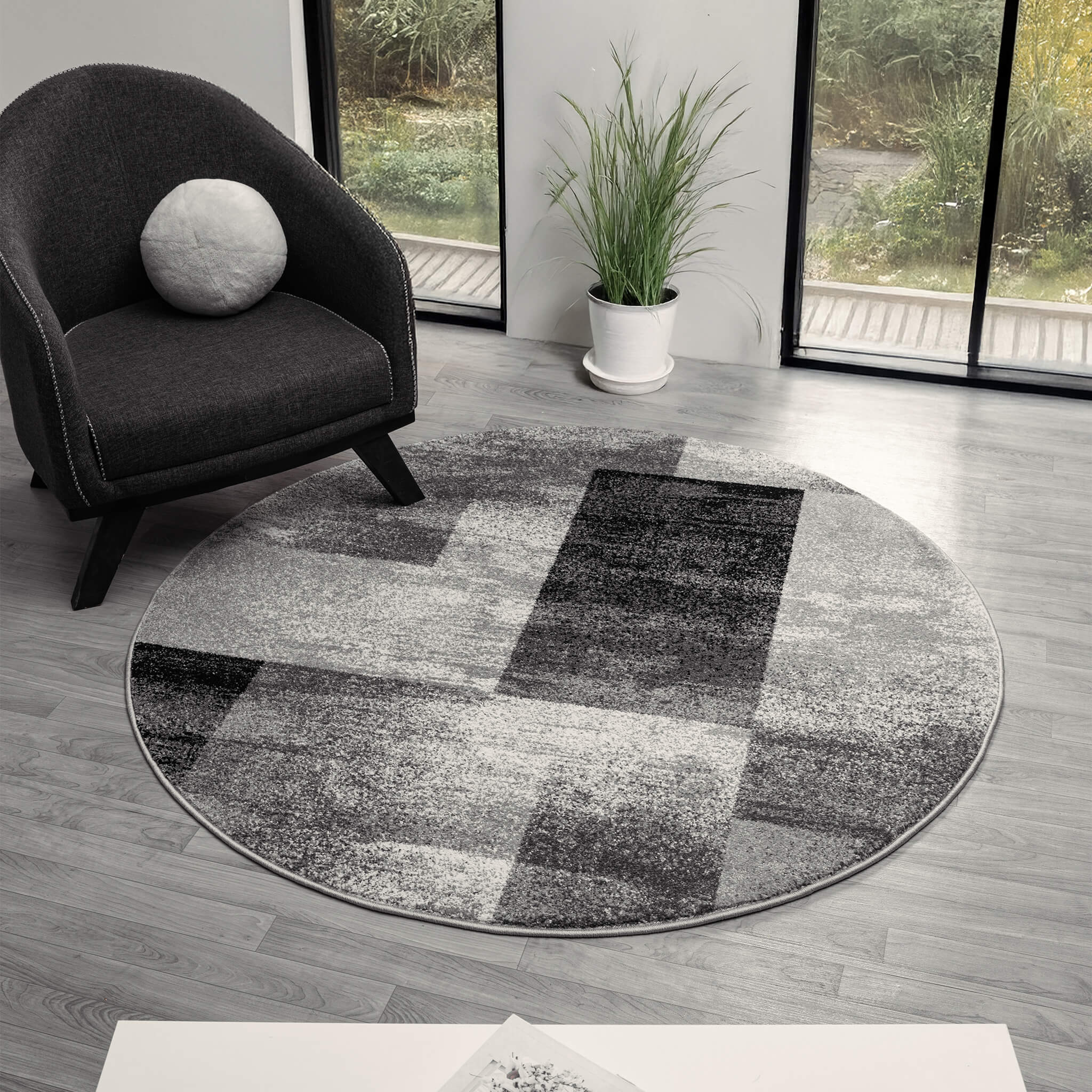 Slate 766 Grey Round